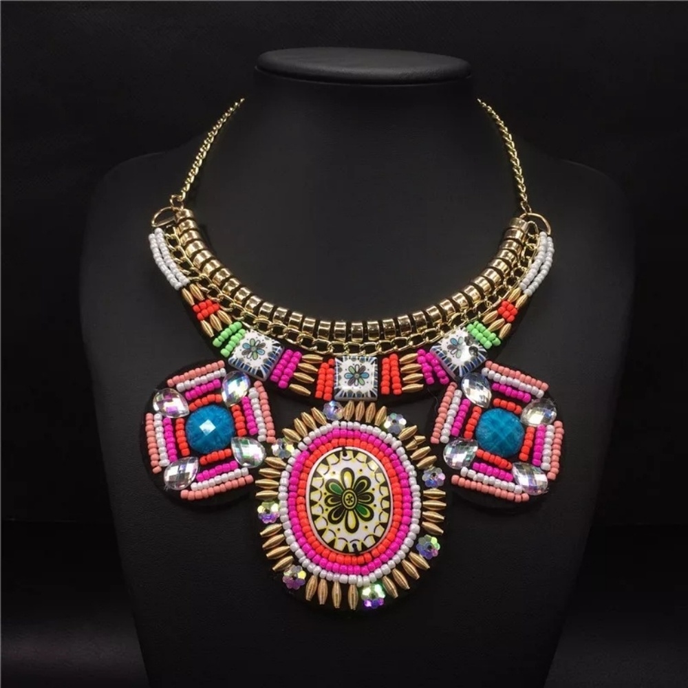 Bohemian Beaded necklace